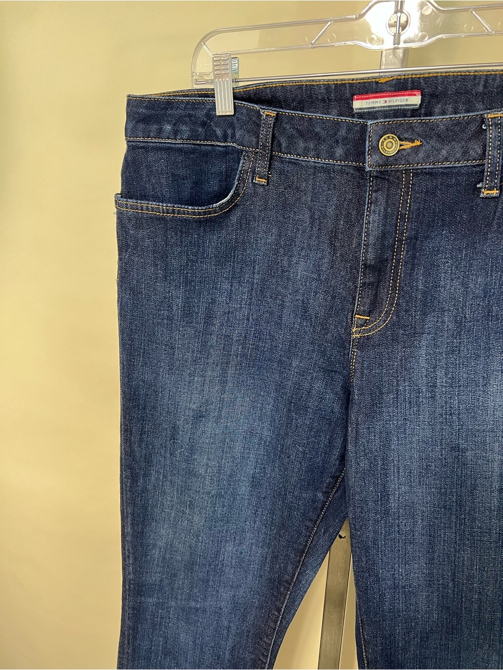 Tommy Hilfiger Size 16 High Rise Stretch Medium Wash Denim Skinny Jeans - Picture 6 of 16